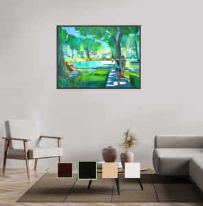 Cordorarias Garden Print Framed - Large